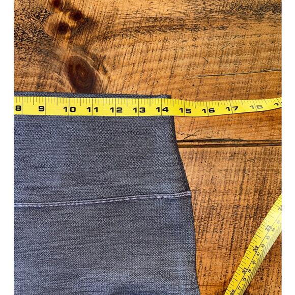 Lululemon Align Pant II Heathered Gray Soft Sweat Wicking Yoga Leggings 12 - Picture 4 of 9